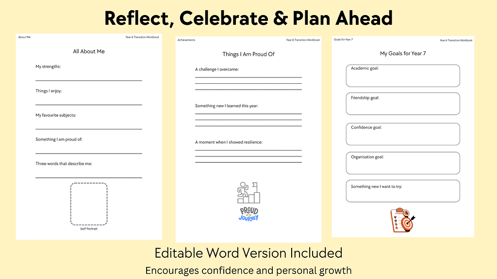 Year 6 Transition to Secondary School Activity Pack (Post-SATs Support ...