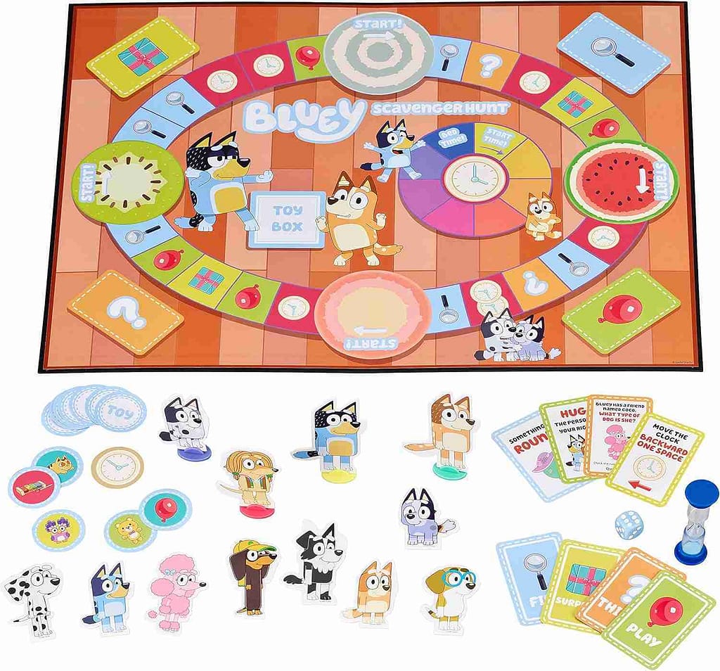 Bluey Scavenger Hunt – Jeu De Chasse Au Trésor Pour Enfants – Inspiré De La Série Bluey – Cadeau Ludique Pour Fans