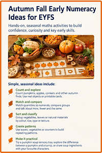 Autumn Maths Activities for EYFS: 5 Hands-On Early Numeracy Ideas ...